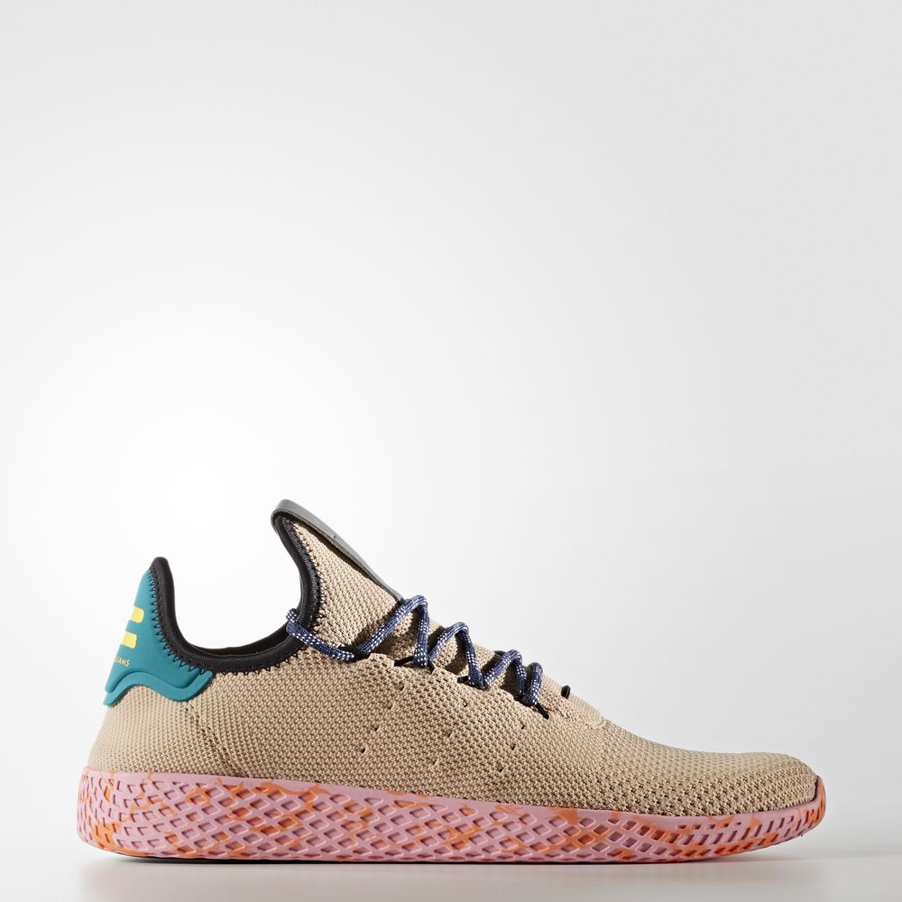 Adidas Pharrell Williams Tennis Hu - Originals γυναικεια - Μπεζ/Ασπρα/Κίτρινα,Μέγεθος: EU 36 – 54 2/